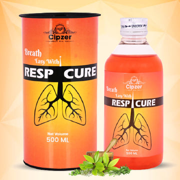 Respicure Syrup 500 ML Herbal Respiratory Wellness Support for Easy Breathing