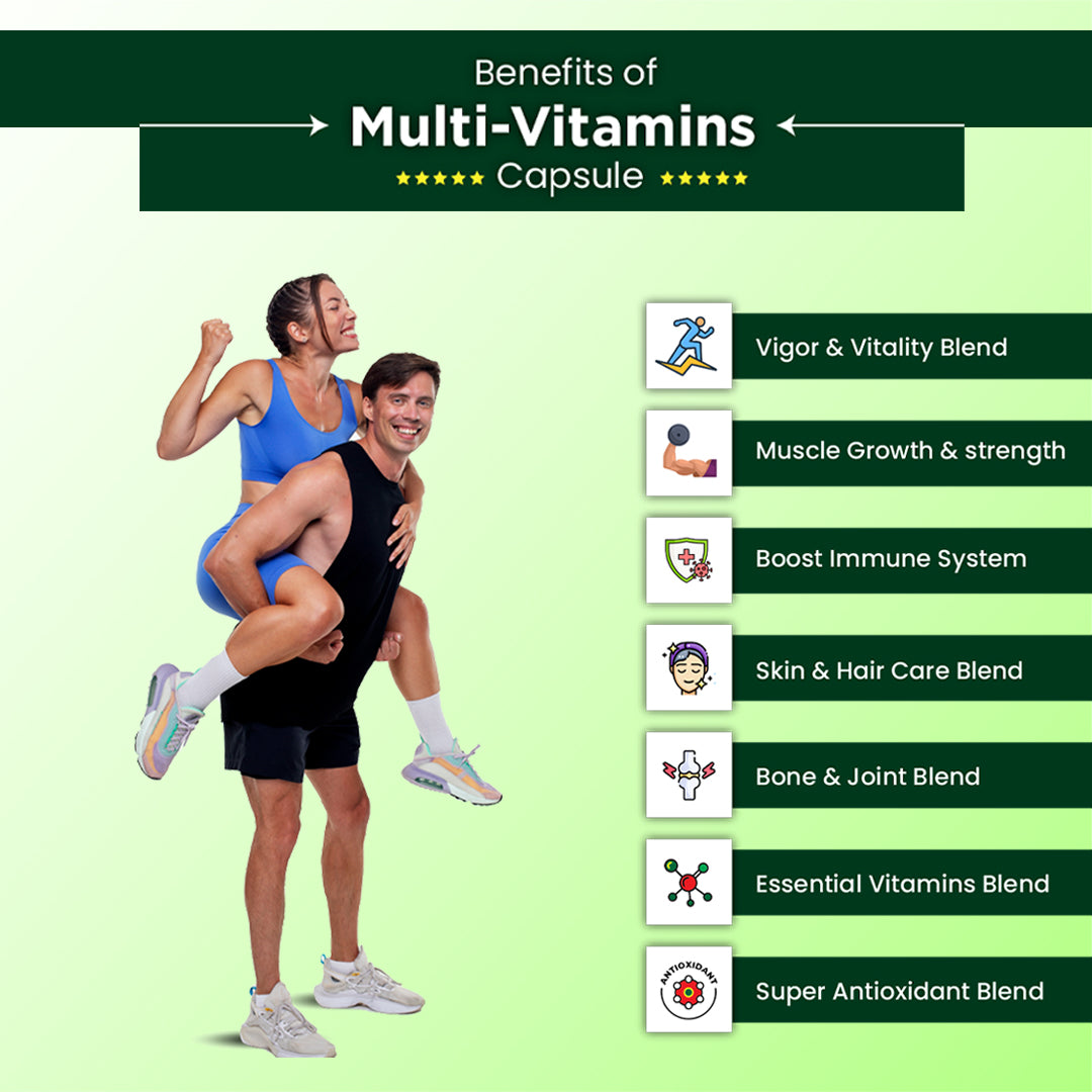 Multi Vitamin Capsule 1000 Mg 60's