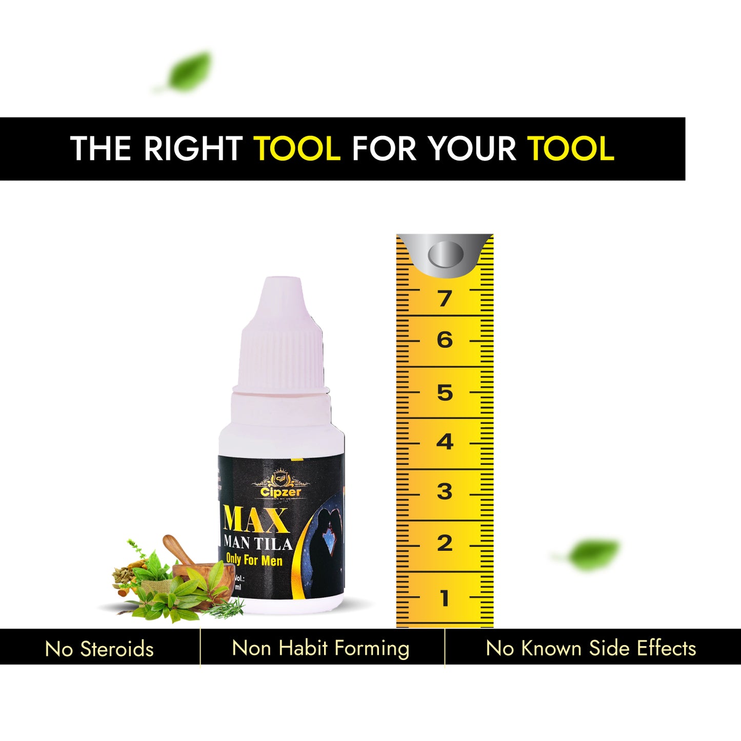 Max Man Tila 15 ML Herbal Massage Oil for Men’s Self-Care & Relaxation Routine