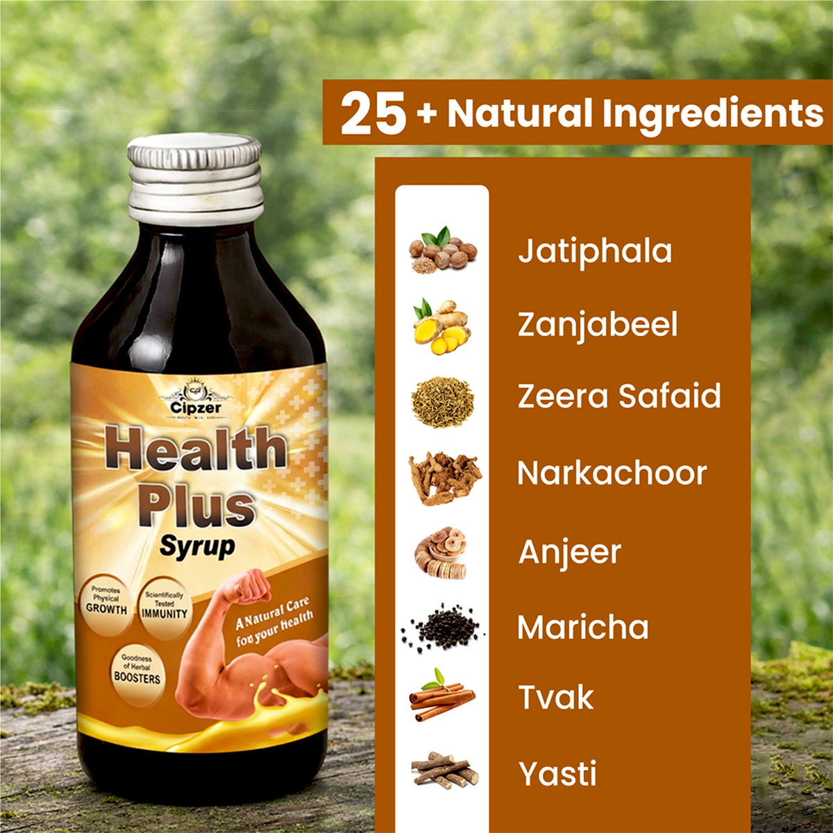 Menu Health Plus Syrup Cipzer Health Plus Syrup 200 ml – Complete Health & Wellness Tonic