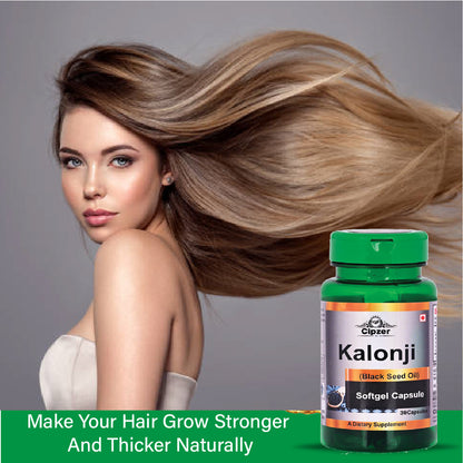 Kalonji Oil Soft Gel Capsule 30's - Cipzer