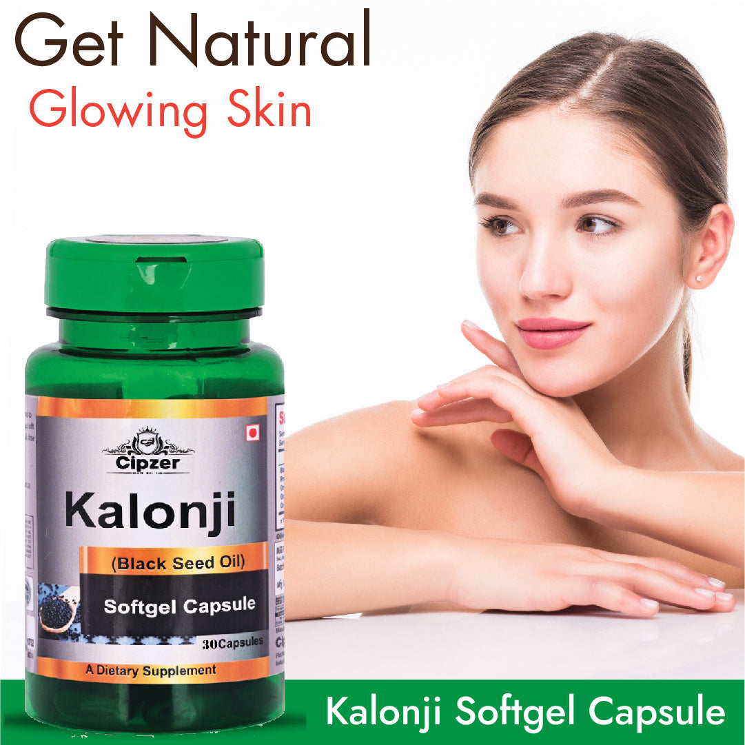 Kalonji Oil Soft Gel Capsule 30's - Cipzer