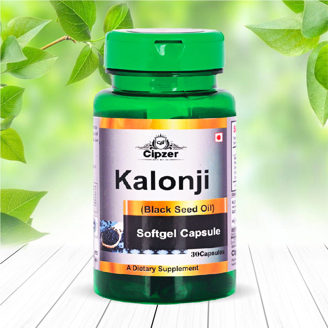 Kalonji Oil Soft Gel Capsule 30's - Cipzer