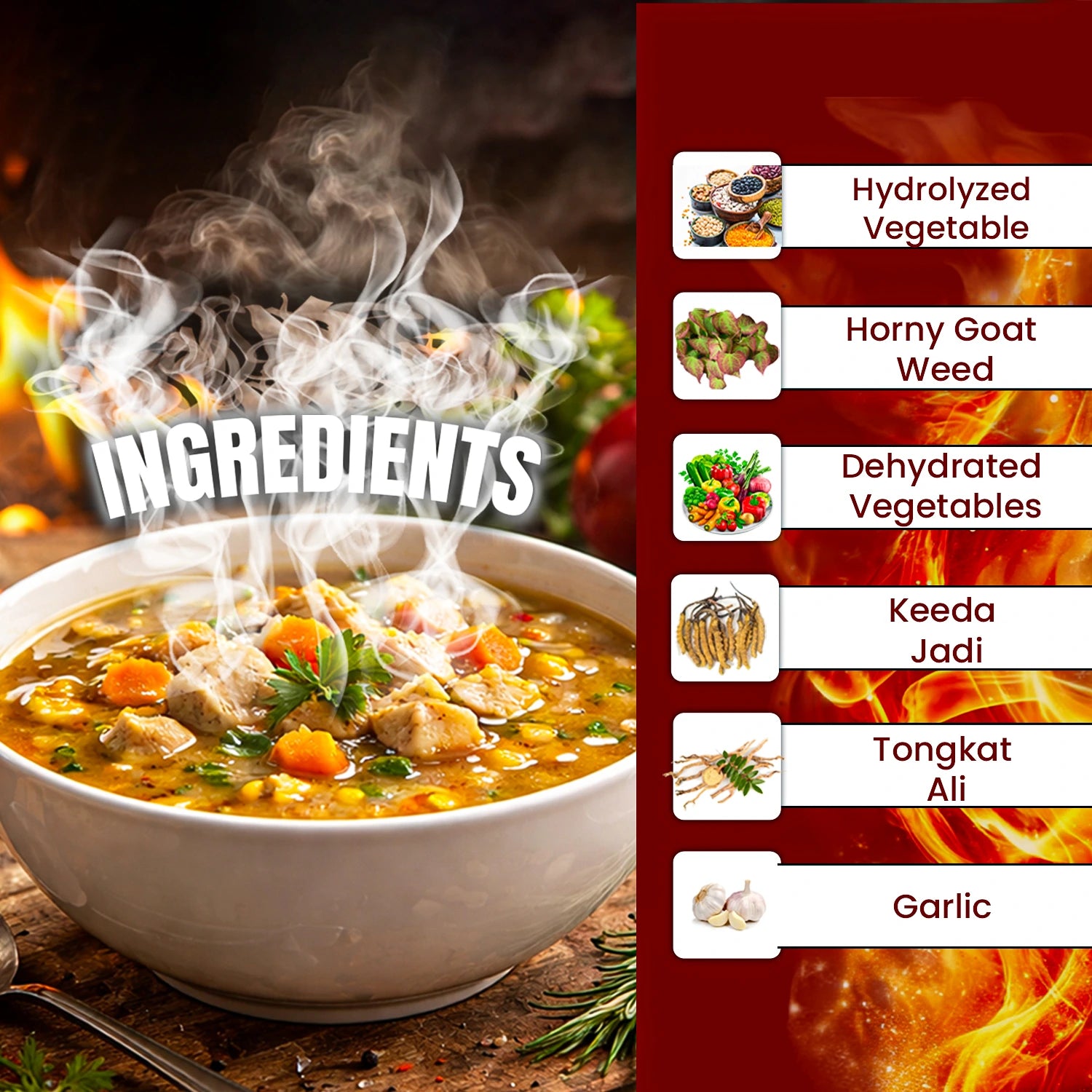 Cipzer Wild Horse Plus Mixed Vegetable Wellness Soup | Energy, Stamina & Daily Strength Support | Herbal & Vegetable Based Nutrition | 10g Sachet - Cipzer