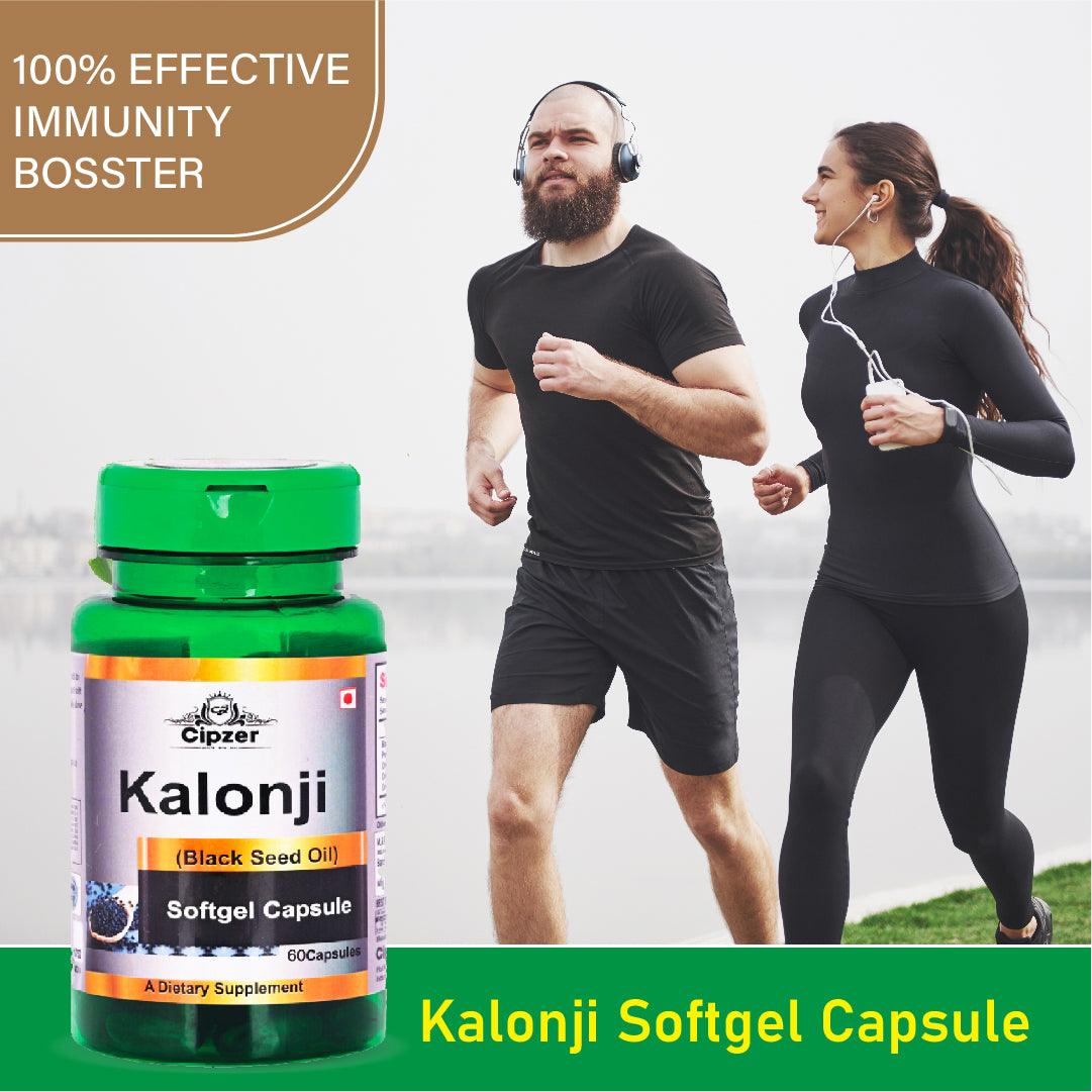 Kalonji Oil Soft Gel Capsule 60's - Cipzer