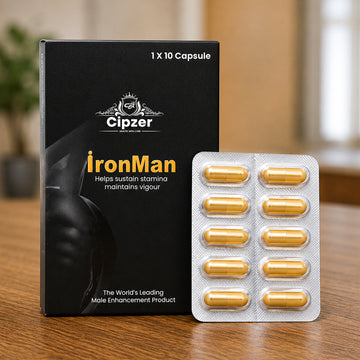 Cipzer Iron Man Capsule 10's | Ayurvedic Men's Vitality & Stamina Support
