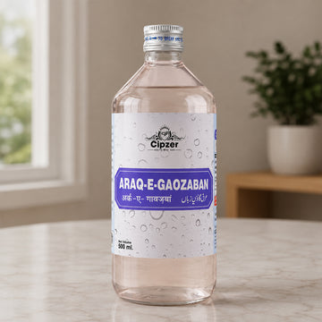 Cipzer Araq E Gaozaban 500 ml | Heart & Brain Health Tonic | Unani Herbal Distillate