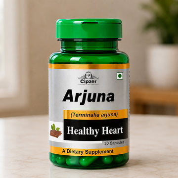 Cipzer Arjuna Capsule 30's | Ayurvedic Heart Health Supplement | Pure Arjuna Extract