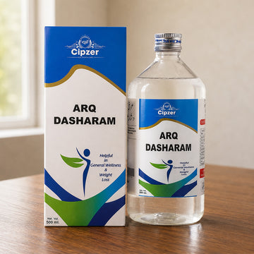 Cipzer Arq Dasharam 500 ML | Herbal Unani Weight Management & Digestive Wellness Liquid for Women