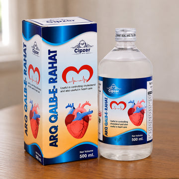 Cipzer Arq Qalb-E-Rahat 500 ML | Ayurvedic Heart Care Syrup | Cholesterol & Cardiovascular Wellness