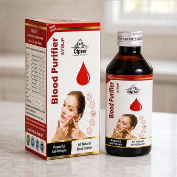 Cipzer Blood Purifier Syrup 200 ML | Ayurvedic Herbal Blood Cleanser for Skin Health & Liver Support