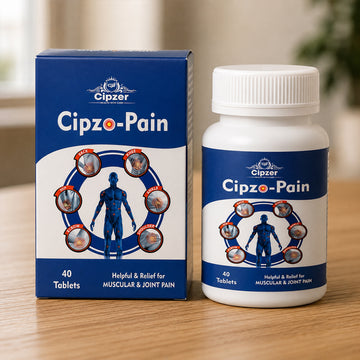 CIPZER Cipzo Pain 40 Tablets | Herbal Joint Pain & Muscle Comfort Support | Unani Formula for Daily Wellness & Mobility Care