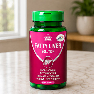 Cipzer Fatty Liver Solution Capsule 60's | Ayurvedic Liver Detox Supplement | Milk Thistle & Ashwagandha