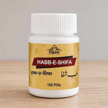 Cipzer Habb-E-Shifa 100 Pills | Herbal Support for Headache, Stress & Nervous Health