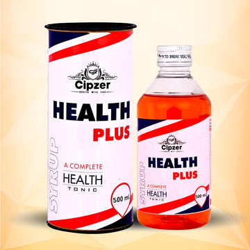 Cipzer Health Plus Syrup 500 ml | Herbal Immunity & Energy Support | Ayurvedic Health Tonic for Men & Women