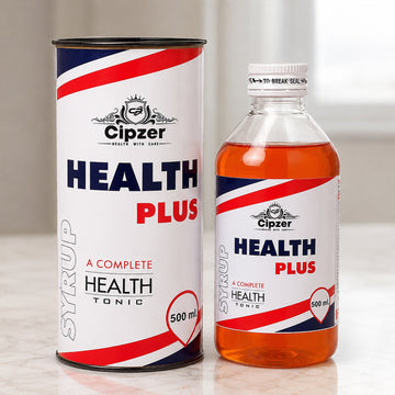 Cipzer Health Plus Syrup 500 ml | Herbal Immunity & Energy Support | Ayurvedic Health Tonic for Men & Women