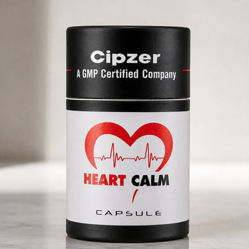 Cipzer Heart Calm Capsules 60 Capsules | Ayurvedic Heart Health & Cholesterol Support