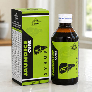 Cipzer Jaundice Cure Syrup 200 ml | Ayurvedic Herbal Liver Health & Digestive Support