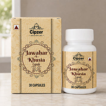 Cipzer Jawahar-E-Khusia 30 Capsules for Men | Strength, Stamina, Vitality & Male Wellness Support