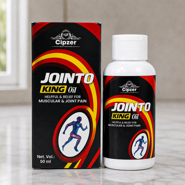 Cipzer Jointo King Oil | Ayurvedic Herbal Joint Pain Relief Oil | Muscle & Knee Pain Massage Oil
