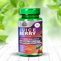 Cipzer Juice Berry Capsule bottle, antioxidant Ayurvedic supplement, on leafy background