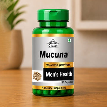 Cipzer Mucuna Capsule | Ayurvedic Herbal Supplement | Supports Male Wellness, Mood & Vitality