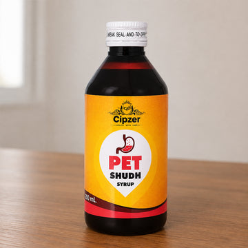 Cipzer Pet Sudh Syrup 200ml | Herbal Digestive Syrup for Constipation, Indigestion & Stomach Health