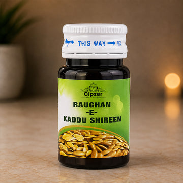 Raughan E Kaddu Shireen 20 ML | Unani Herbal Oil for Headache Relief & Better Sleep