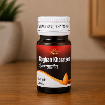 Cipzer Roghan Kharateen 20 ML Herbal Unani Massage Oil for Stamina, Vitality & Physical Strength