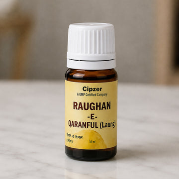 Cipzer Raughan E Qaranful (Laung) 10 ML | Pure Clove Oil for Toothache, Gum Pain, Cold & Pain Relief