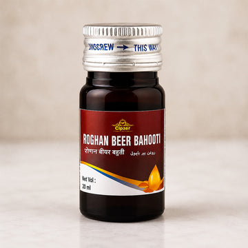 Cipzer Roghan Beer Bahooti 20 ml | Herbal Unani Massage Oil for Men's Wellness