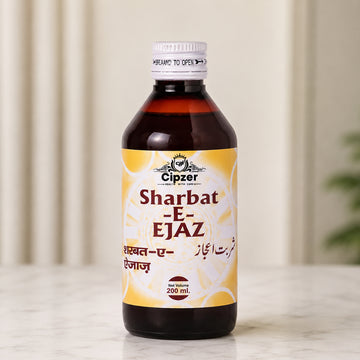 Cipzer Sharbat-E-Ejaz Herbal Cough Syrup | Ayurvedic Syrup for Cough, Cold, Sore Throat & Respiratory Health |