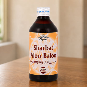 Cipzer Sharbat Aloo Baloo 500 ML | Herbal Kidney Stone Support Syrup | Unani Herbal Supplement