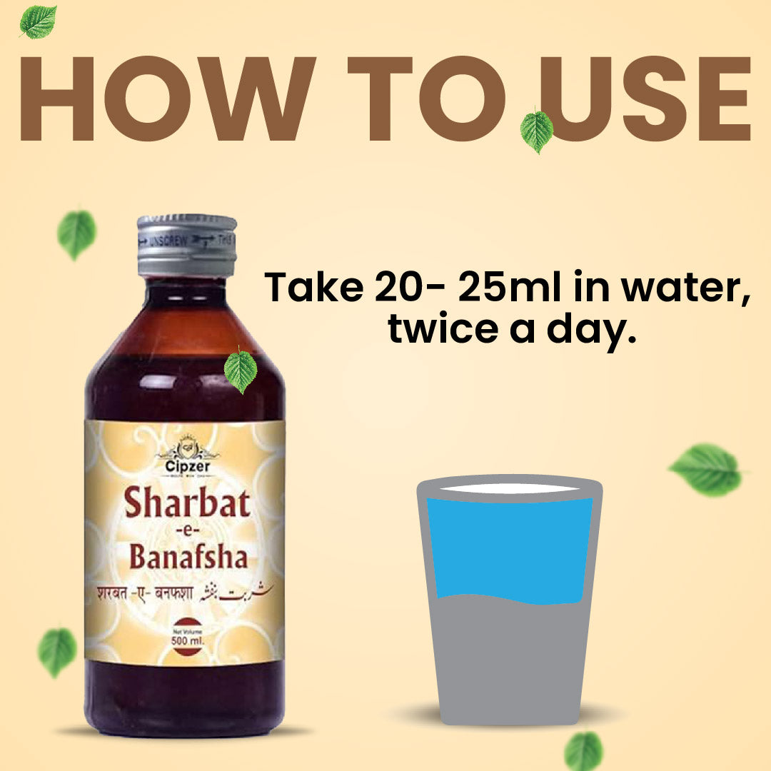 Sharbat-E-Banafsha 500 ML - Cipzer