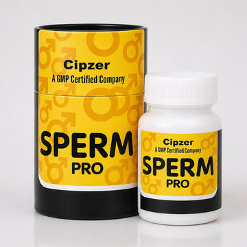 Cipzer Sperm Pro Capsule 60's | Ayurvedic Male Fertility, Sperm Quality & Reproductive Health Support