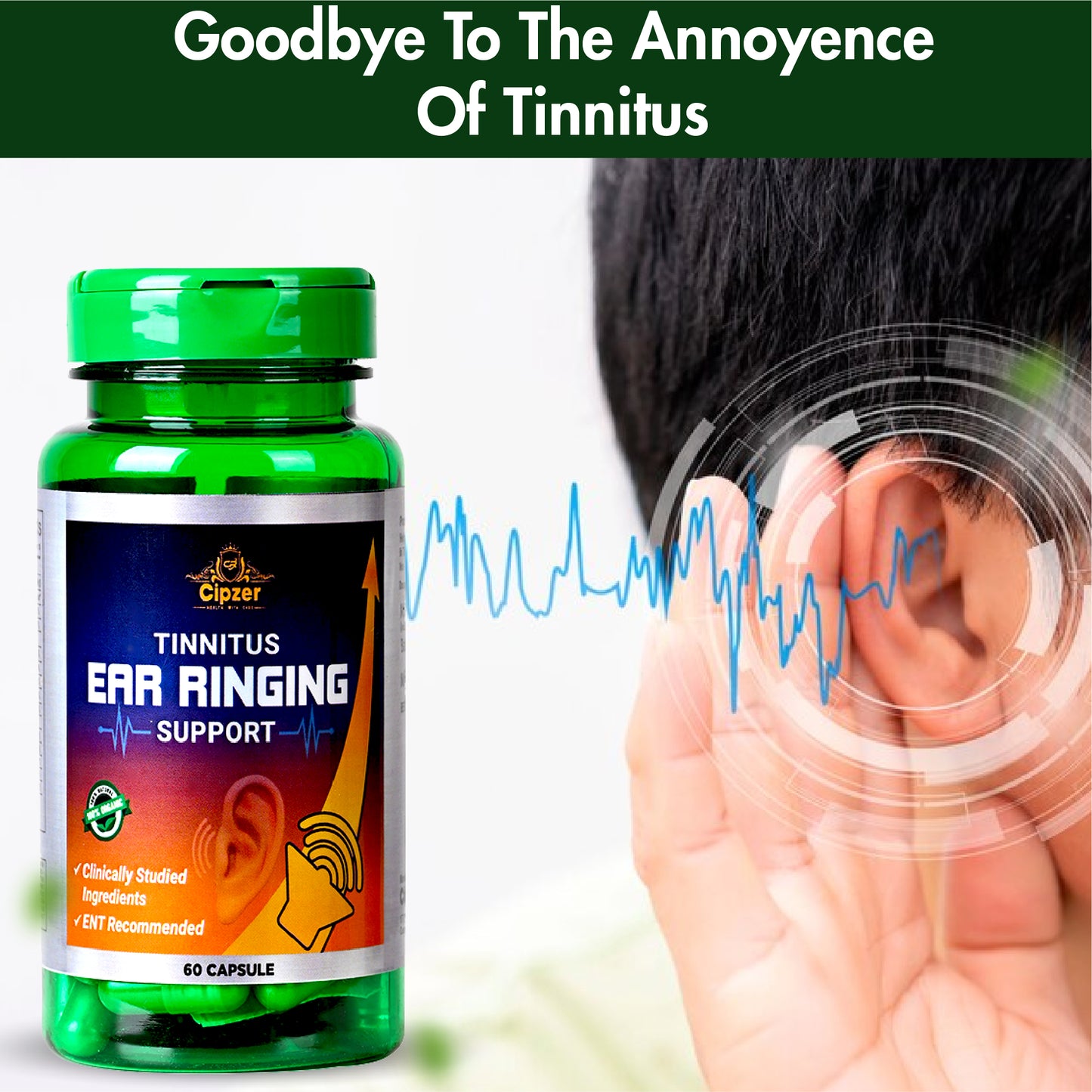 Tinnitus Ear Ringing Support Capsule 60's