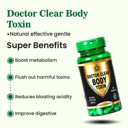 Doctor Clear Body Toxin Capsule 60's - Cipzer