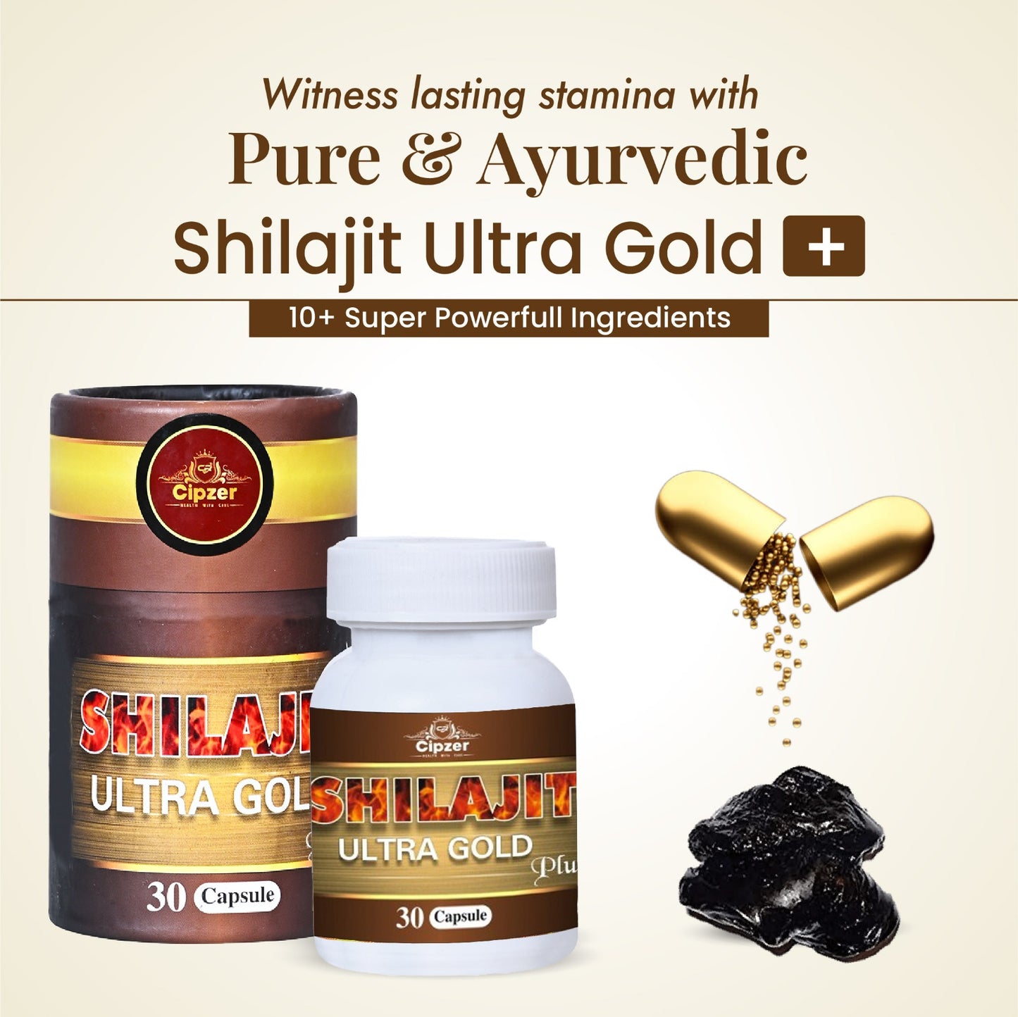 Shilajit Ultra Gold Plus Capsule 30's