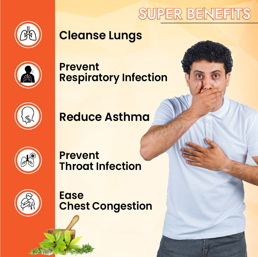 Respicure Syrup 500 ML Herbal Respiratory Wellness Support for Easy Breathing