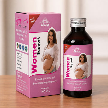 Cipzer Women Support Syrup | Ayurvedic Women's Health Tonic for Hormonal Balance, Menstrual Wellness & Period Comfort
