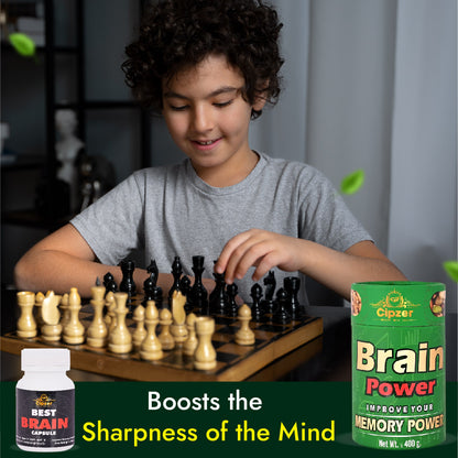 Brain Power Prash 400 GM + Best Brain Capsule 60's