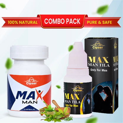 Max Man Tila 15 ML + Max Man Capsule 10's