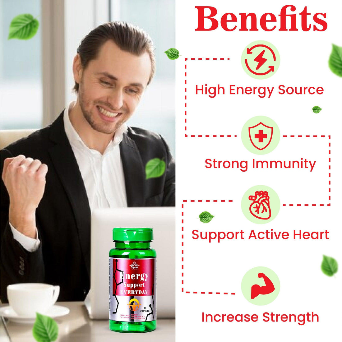 Energy Support Everyday Capsule 60's - Cipzer