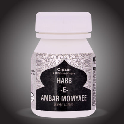 Habb-E-Ambar Momyaee (Silver  Coated) Pill 10's