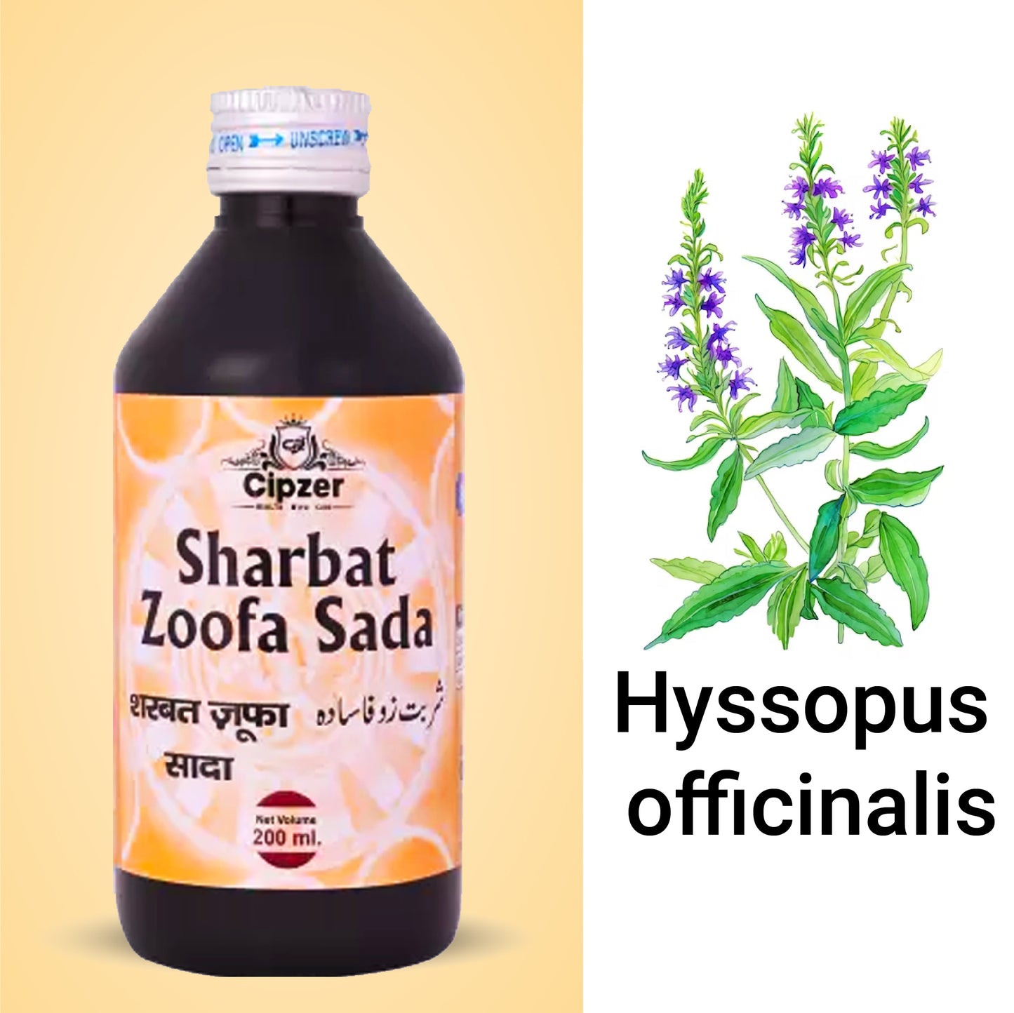 Sharbat Zoofa Sada 200 ML