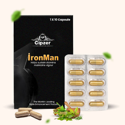 IronMan Capsule for Boosting Stamina, Strength & Performance Naturally 10's