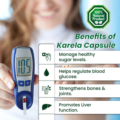 Karela Capsule 30's