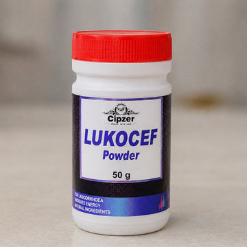Cipzer Lukocef Powder 50 GM | Herbal Unani Women's Wellness Powder | Female Reproductive Health Support