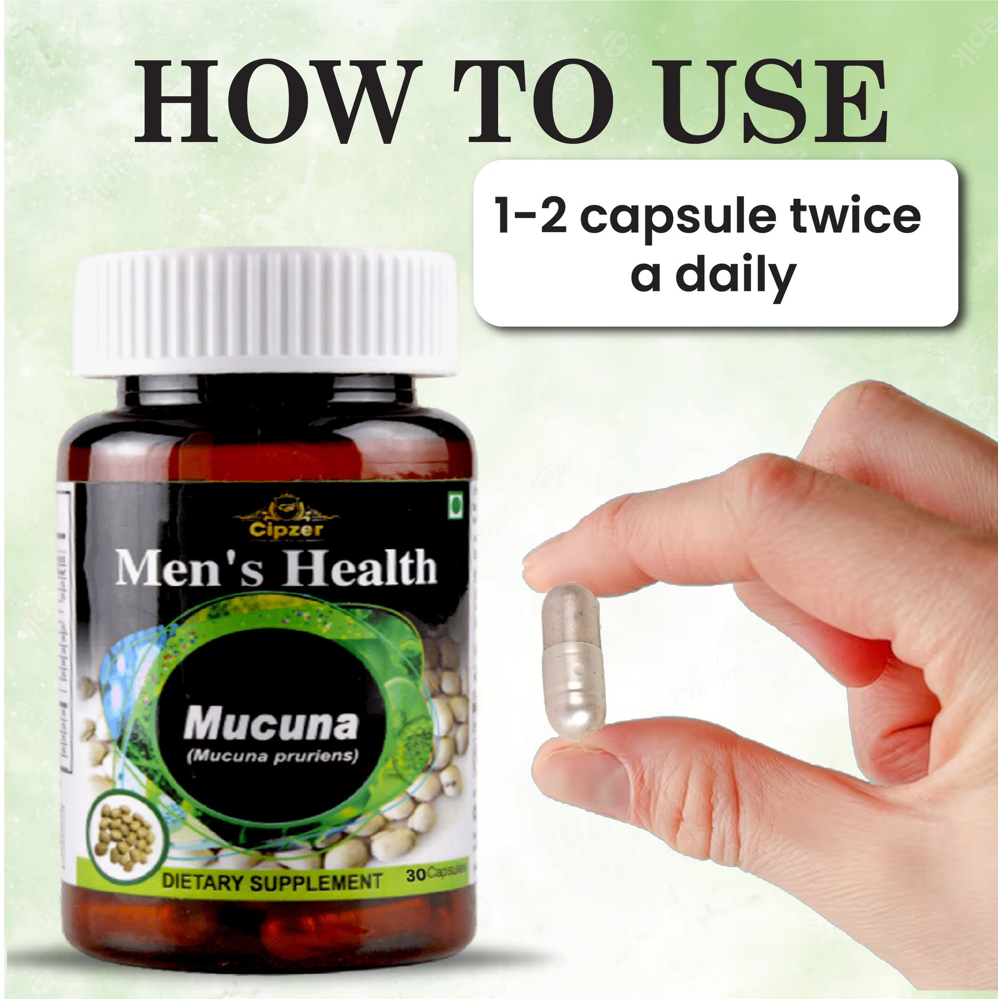 Mucuna Capsule 30's - Cipzer