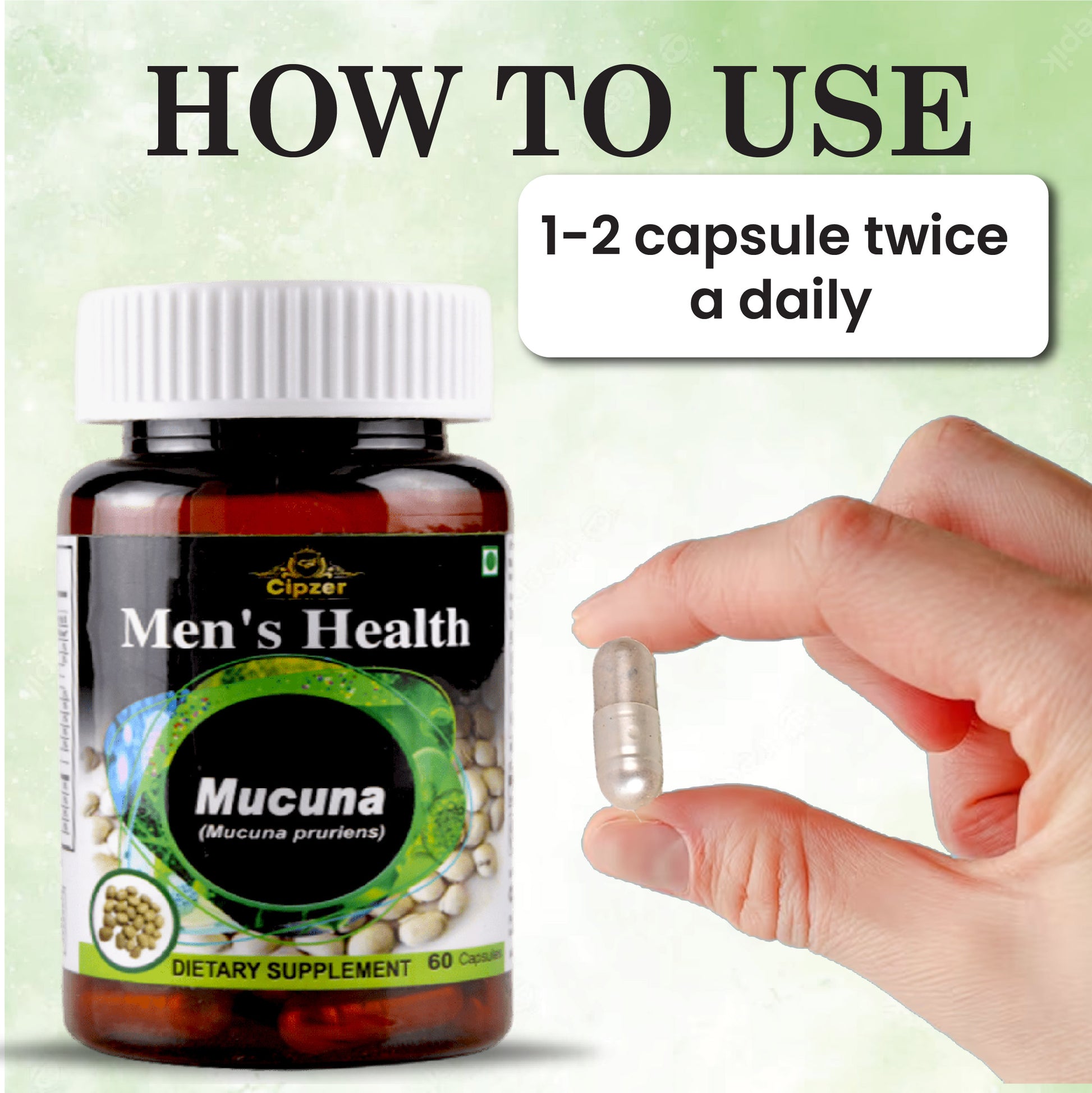 Mucuna Capsule 60's - Cipzer